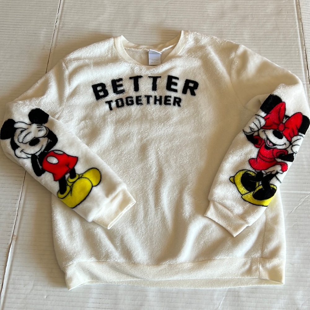 Disney Velour Sweatshirt. #1257 - Picture 1 of 8